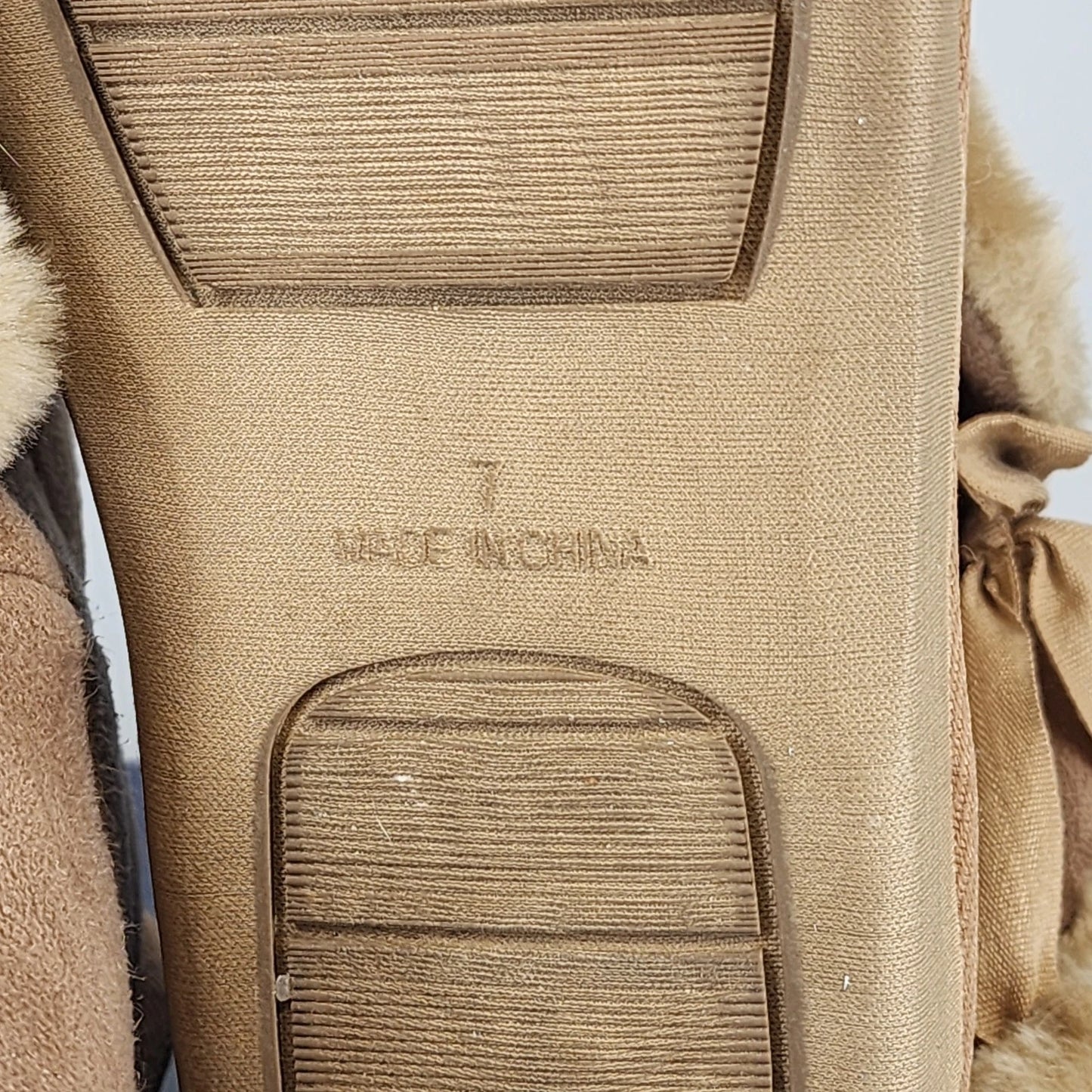Falls Creek Sasha III Slipper Boots Womens 7 Sherpa Lined Sand