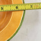 Cantaloupe Bowl Ceramic Mold 6.5" Signed Becky B 1972 Glazed Orange Vintage