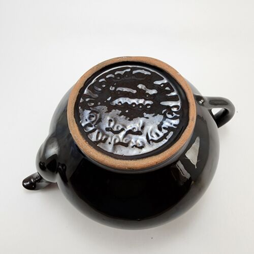 Royal Dripless Teapot Canadian Art Pottery Hamilton Brown 5.5in