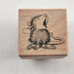 Stampabilities Santa's Little Helper Cuddly & Warm Wooden Mounted Rubber Stamps