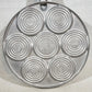 Nordic Ware Emoji Pancake Griddle Pan Seven 3" Smiley Faces Aluminum 10.5"