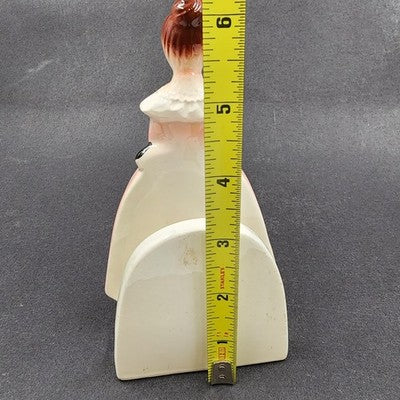 Mother in the Kitchen Prayer Lady Napkin Holder By Enesco 50s-60s Japan