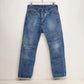 Levi’s 505 Men's 32x30 Straight Leg Jeans Distressed Blue Regular Minor Stain