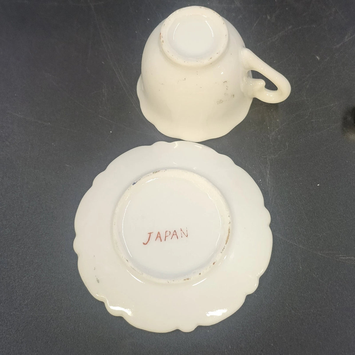 Japan Porcelain Demitasse Cups Saucers Floral Espresso 3 Mixed Sets Vintage
