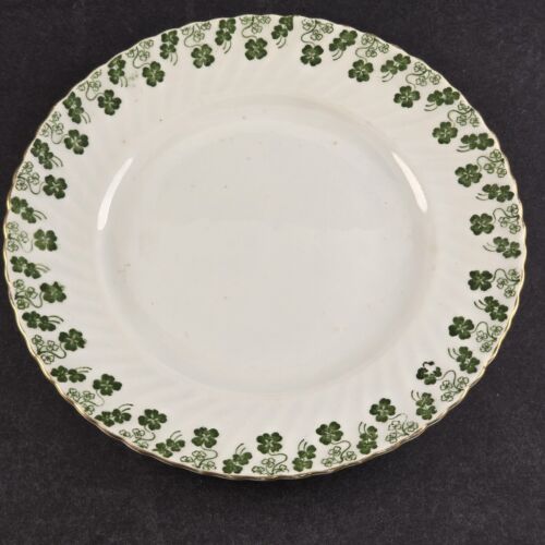 Six Bread Butter Plates Original Shamrock Pattern Tuscan English Bone China 1907