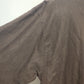 Bruno Mens Linen Cotton Blend Shirt XL Brown Button Down Italy