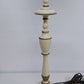 Colonial Toleware Table Lamp Cream Metal Shade French Country 30" Vintage 1960s