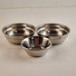 Set of 3 Stainless Steel Sauce Condiment Cups 2 Different Sizes Commercial Grade