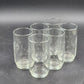 Set of 6 Princess House Heritage Etched Crystal Tumblers 11 oz 5"hx2.5"d Vintage