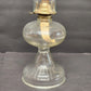 Hurricane Kerosene Oil Lamp Plume Atwood Eagle Clear Glass Chimney 19.75"h Vtg