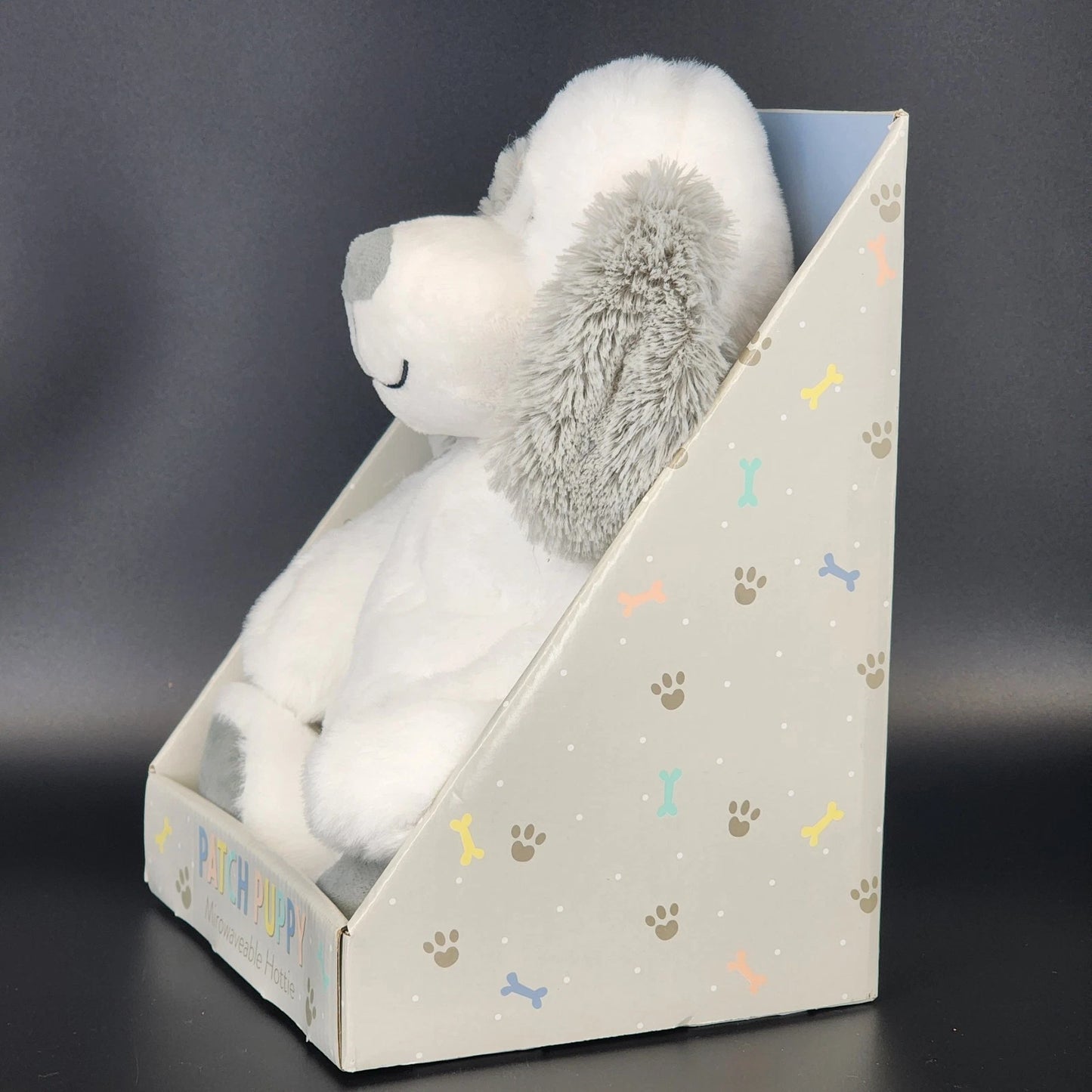 Aroma Home Patch Puppy Microwavable Plush Cuddle Hottie Heat Pack Tourmaline NOS