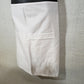 White Half Bistro Apron E28 Fame Fabrics 2 Pockets 19" L x 28" W Poly-Cotton