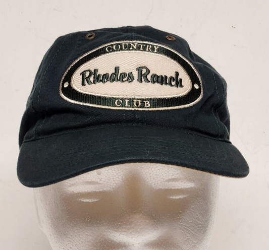 Rhodes Ranch Country Club Golf Hat Green Clasp Size Adjustment Low Profile Cap