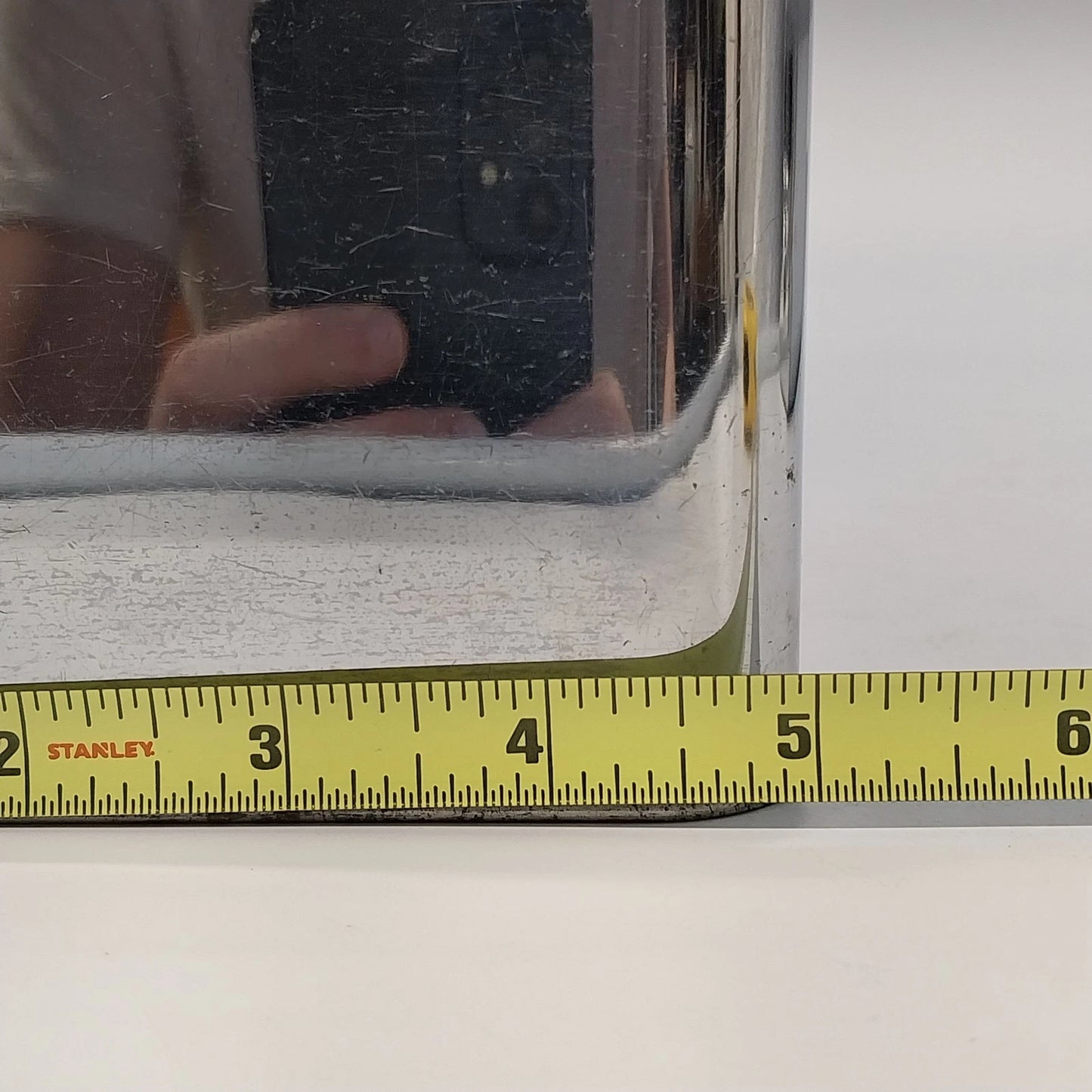 Beautyware Flour Sugar Canister Set Chrome Metal 2-Piece 9" Vintage