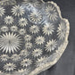 Westmoreland Glass Bowl Star Pattern EAPG Round 9.5" Scalloped Vtg Centerpiece