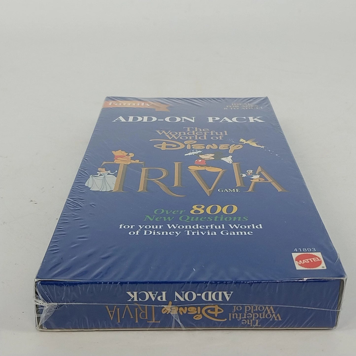 The Wonderful World of Disney Trivia Add-On Pack Family 800 Questions Sealed '98