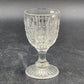 7 Cordial Shot Glasses Clear Pedestal Early American Pattern Glass Assorted 4"