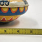 Metal Tin Toy Spinning Top with Circus Animals 6" by Ohio Art USA Vintage 1960s