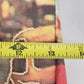Artisan Canvas and Leather Tote Bag Lady on Boardwalk Graphic Art Purse Unique
