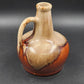 McCoy Pottery Onyx Jug Figurine Brown Cream Glaze No Lid No Music Box Vintage 9"