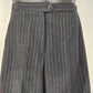 Sag Harbor Black Slack Pinstripe Women’s Size 7/8 Straight Leg Wool Blend