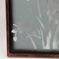 New View Design 2 Metal Art Frosted Metal Panel 12" Square Laser Cut Butterfly