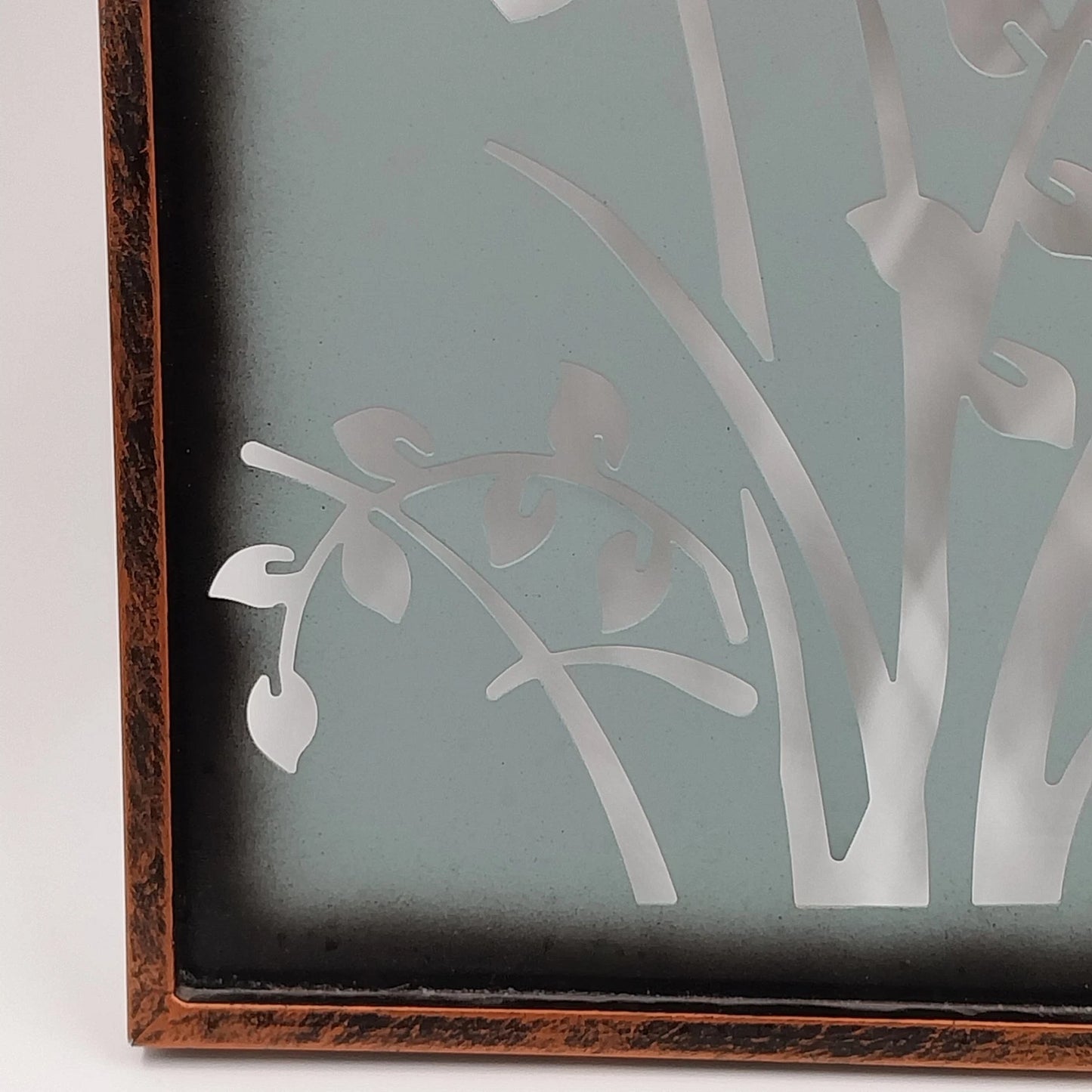 New View Design 2 Metal Art Frosted Metal Panel 12" Square Laser Cut Butterfly