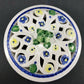 Bombay Style Porcelain Potpourri Covered Dish Floral Reticulated Bowl w Lid
