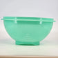 Tupperware 339-8 Colander Strainer Bowl Footed Jadeite Green 9.75" x 4.75" Vtg