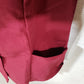 Burgundy Tunic Women's Vest Large V93 Fame Fabrics 2 Waist Pockets Poly-Cotton