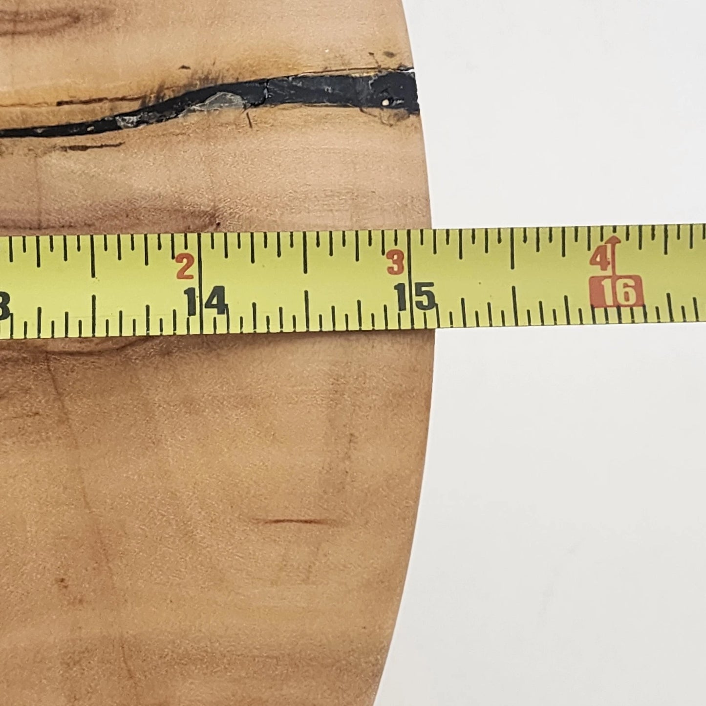 Lathe Turned Wood Cowboy Hat Tan 7-1/8 RW Huey Handcrafted Caduceus Symbol