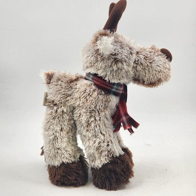 Plush Stuffed Animal Standing Reindeer 16" Toy Christmas Decor bay Encore Group