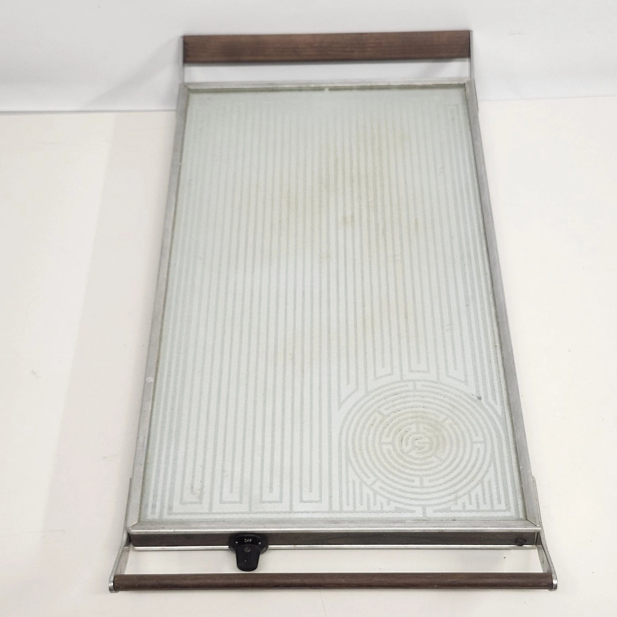 Salton Cosmopolitan H-132 Electric Food Warmer Glass Tray 23.5" MCM USA