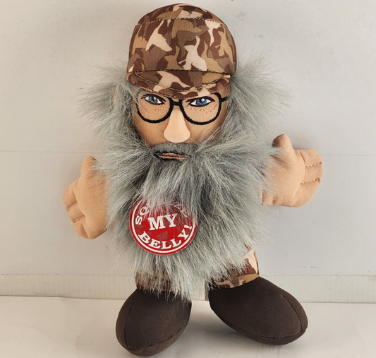 A&E Duck Dynasty Uncle Si Plush Speaking Toy Figurine 7½" Tall