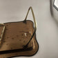 Metal Bed Lap TV Tray w Folding Legs Vintage Fruit Serving Apples Grapes Kitsch