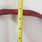 Bijoux Terner Women's Red Tote Bag PVC Shoulder Purse Large Zipper Pocket Vtg