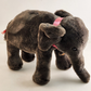 R Dakin Standing Elephant Gray Plush Stuffed Animal Toy 8" Vintage 1970s