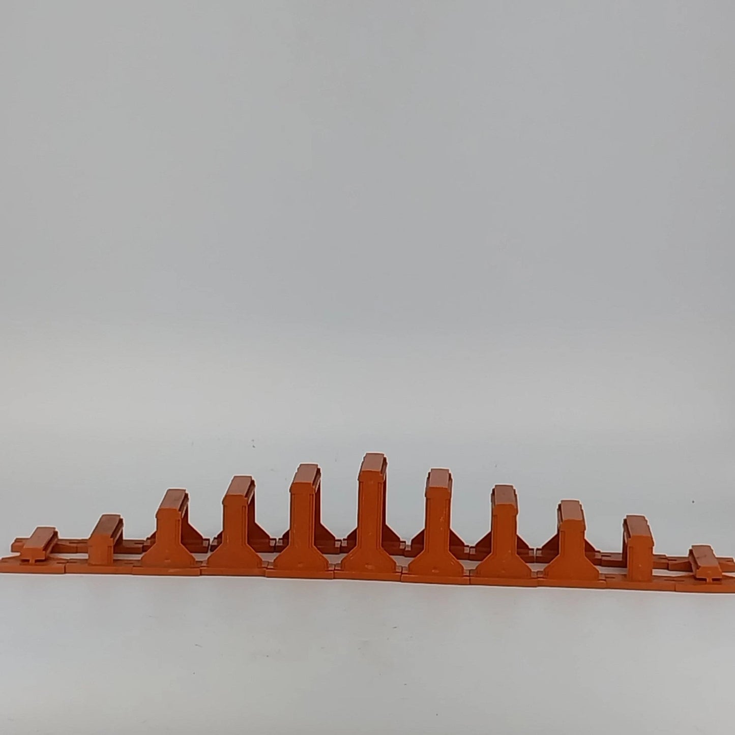Lot of 11 American Flyer S Gauge Orange Trestles Vintage