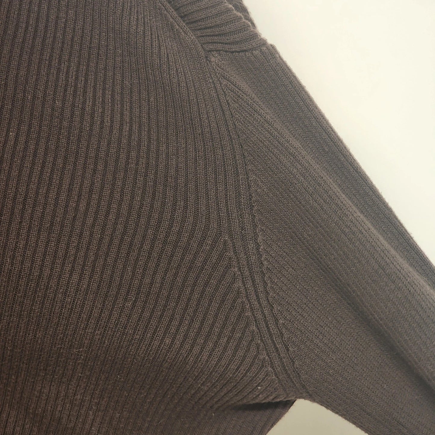 Faded Glory Dark Brown Cable Knit Turtleneck Sweater XL
