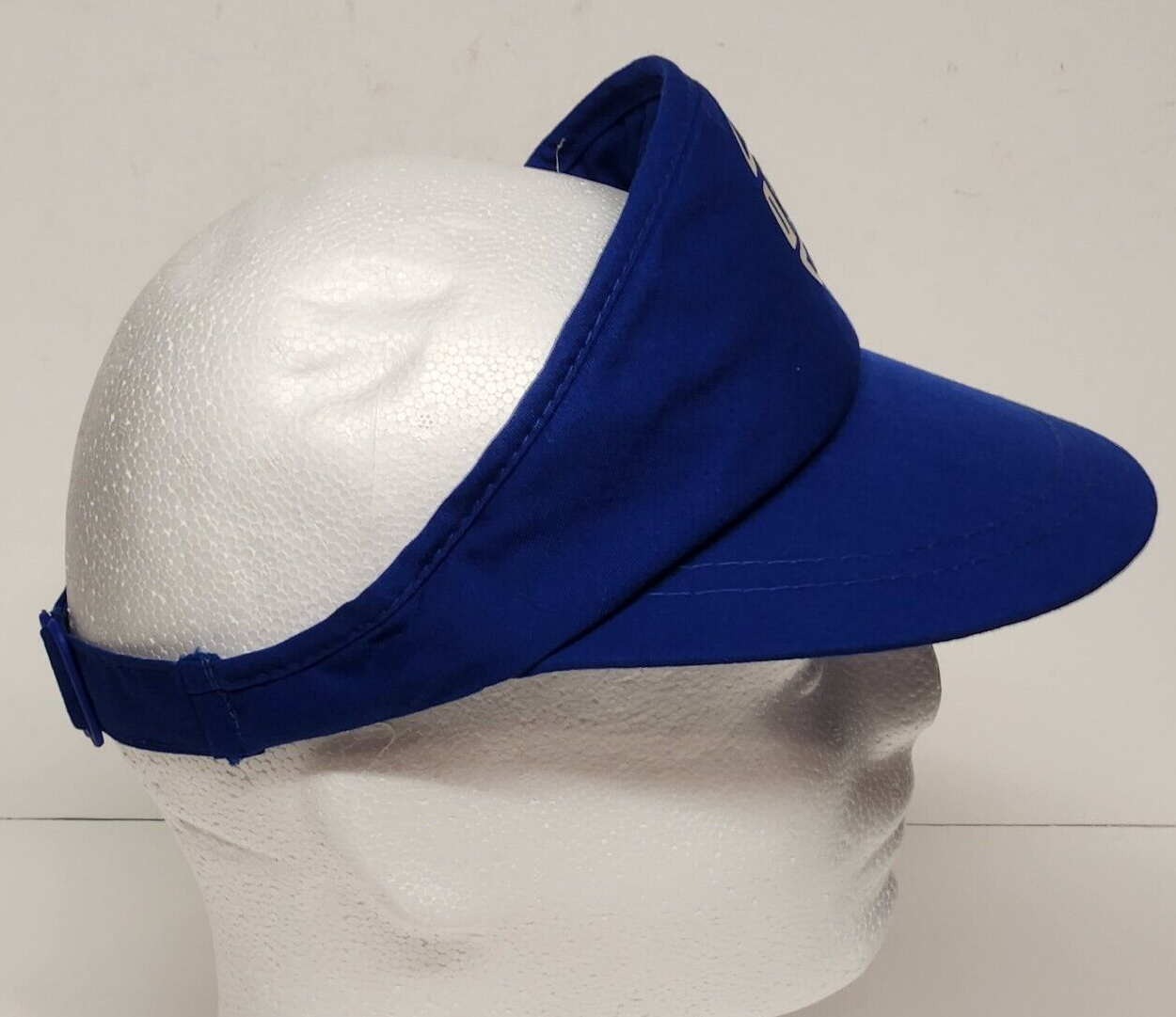 Builders Exchange of Central Ohio Blue Visor Hook and Loop Size Adjustment Hat