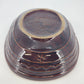 Marcrest Daisy Dot Divided Serving Bowl Brown 8"x10" Stoneware Oven Proof USA