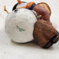 Berta Hummel MY FIRST SNOWMAN Christmas Ornament 2000 Goebel Porcelain 2.75"