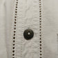 Liz Claiborne Chic Beige Cotton Shirt Dress Button Front with Belt Pockets Sz 4