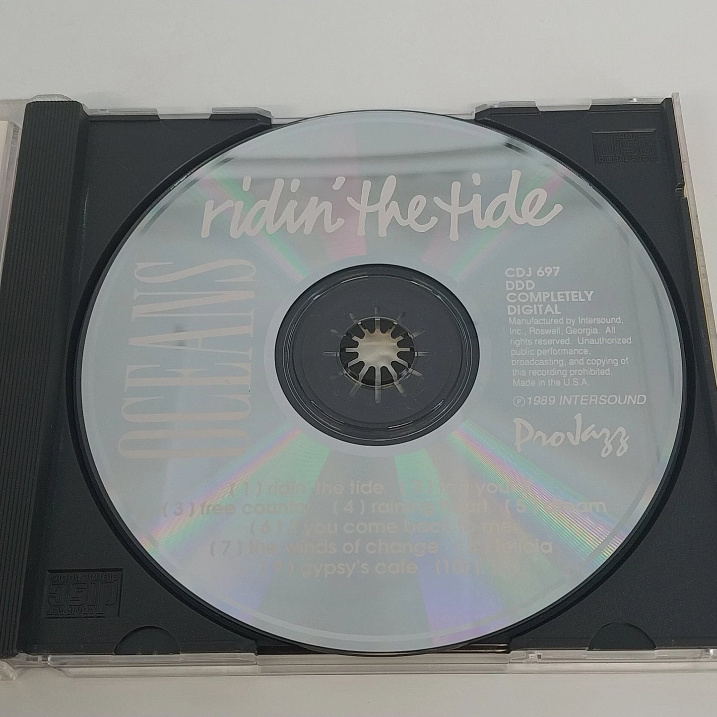 Oceans Ridin' The Tide CD 1989 Intersound CDJ 697 Relaxation Instrumental