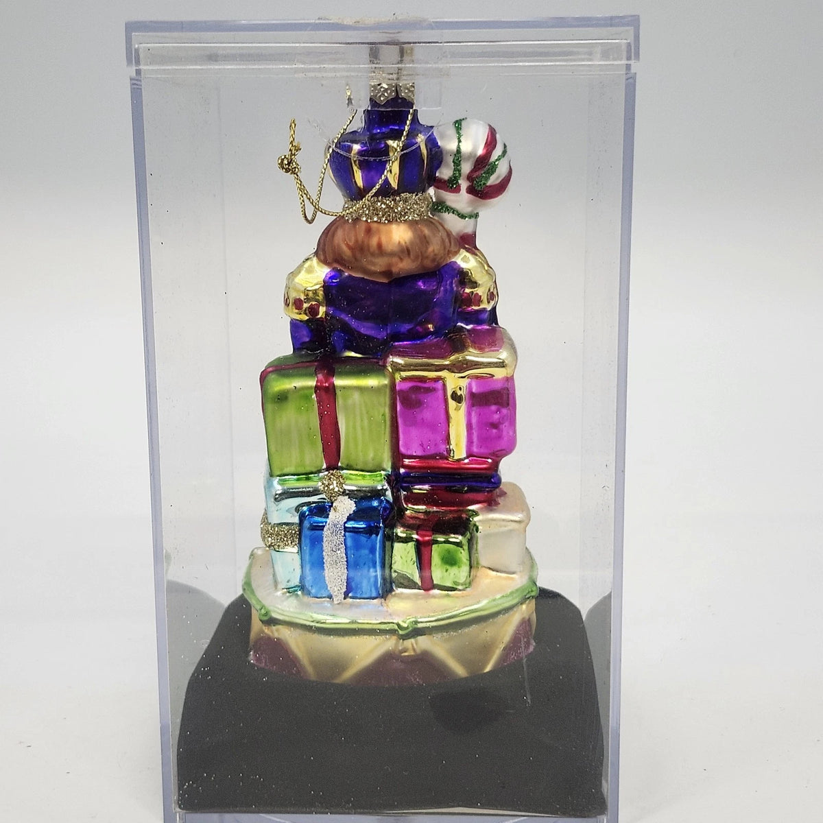 Far East Brokers Hand Crafted Collectible Glass Nutcracker Christmas Ornament