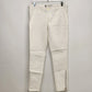Mossimo White Stretch Denim Jeans Women's 10 Zipper Taper Leg Convertible Chic