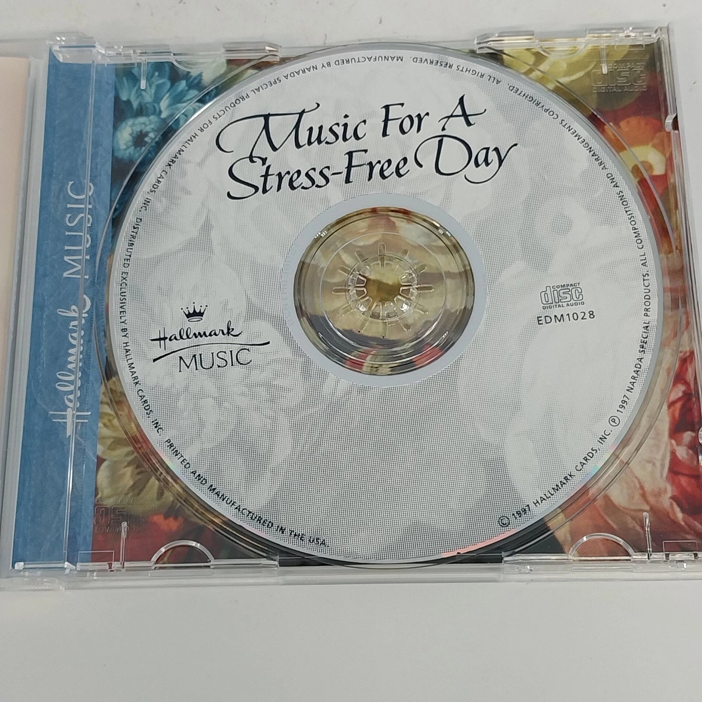 Hallmark Music For A Stress-Free Day CD William Ellwood Acoustic Guitar 1997 Vtg
