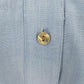 Tan Jay Women’s Blue Floral Embroidered Blouse Sz 16 Cotton Long Sleeve Top
