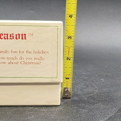 Christmas Trivia Card Game History by Tis the Season 1800 Questions USA 1996