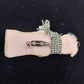 Acrylic Snowman Make a Wish with Headphone & Neck Warmer Brooch Lapel Pin China